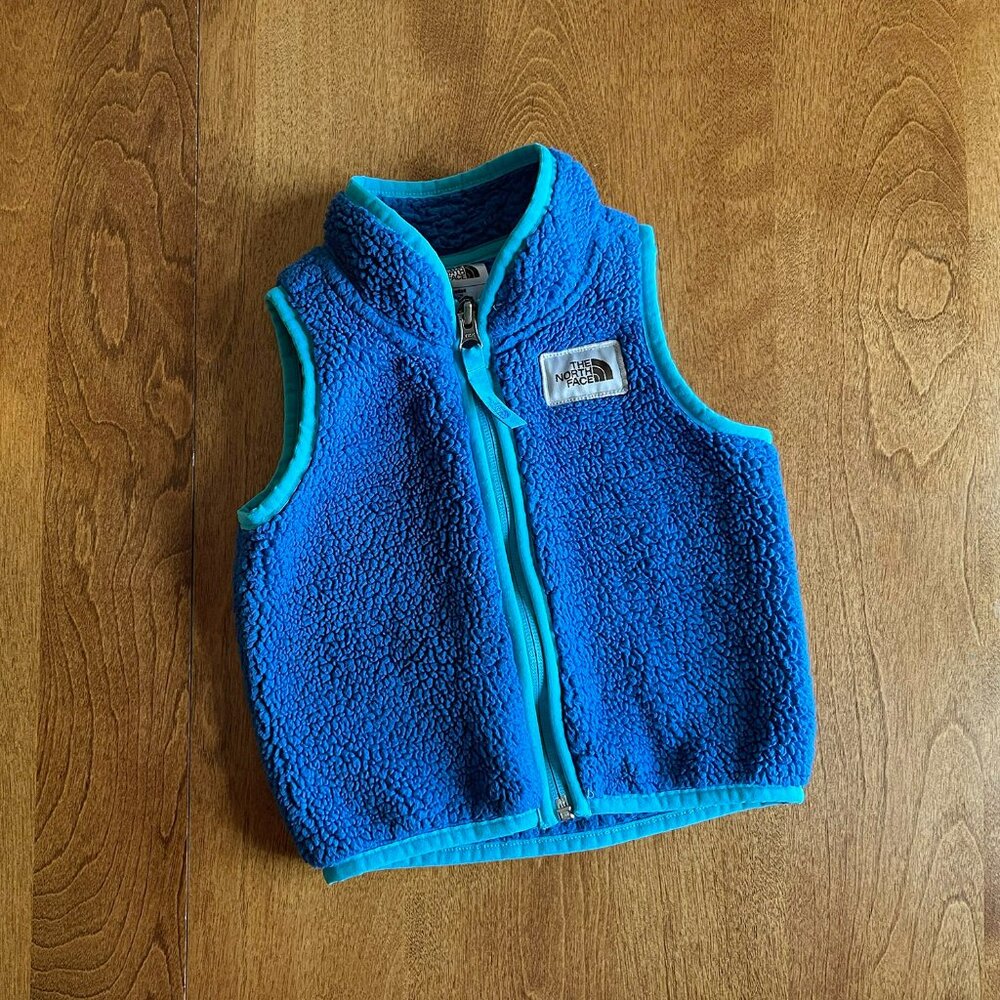 The North Face Kids Blue Fleece Vest
